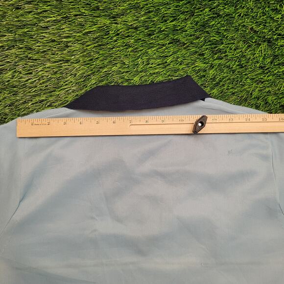 Vintage Marco Di Roma Dagger Collar Disco Shirt Womens Medium Stripe Textured - Picture 10 of 12